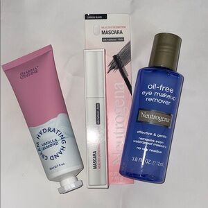 Neutrogena products and hydrating hand lotion bundle